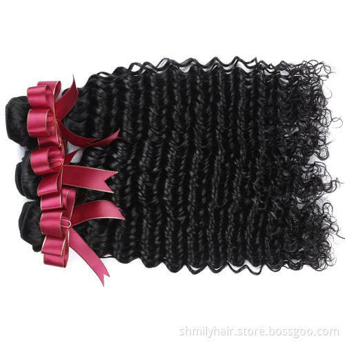 raw indonesian hair bundles vendors with top quality,613 deep wave human hair bundles